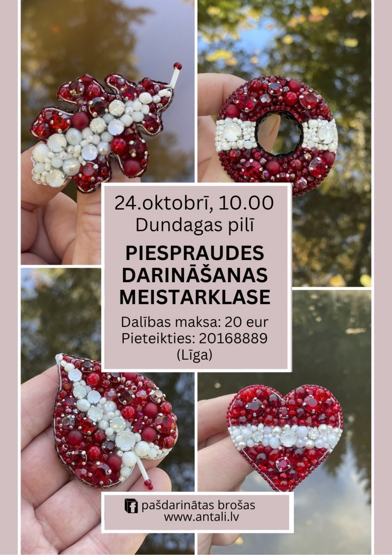 Piespraudes darināšanas meistarklase