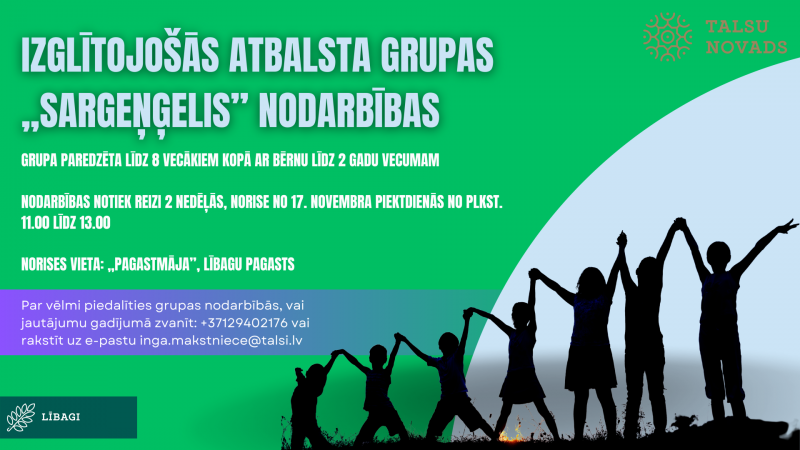 Izglītojošās atbalsta grupas „Sargeņģelis” nodarbības 