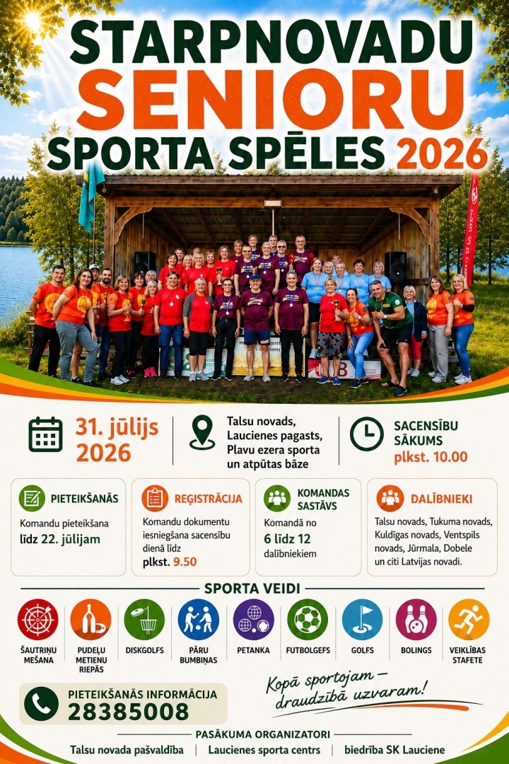 Starpnovadu senioru sporta diena