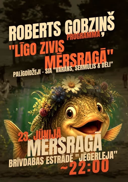 „Līgo zivis Mērsragā”, Mērsraga brīvdabas estrādē „Jēgerleja”