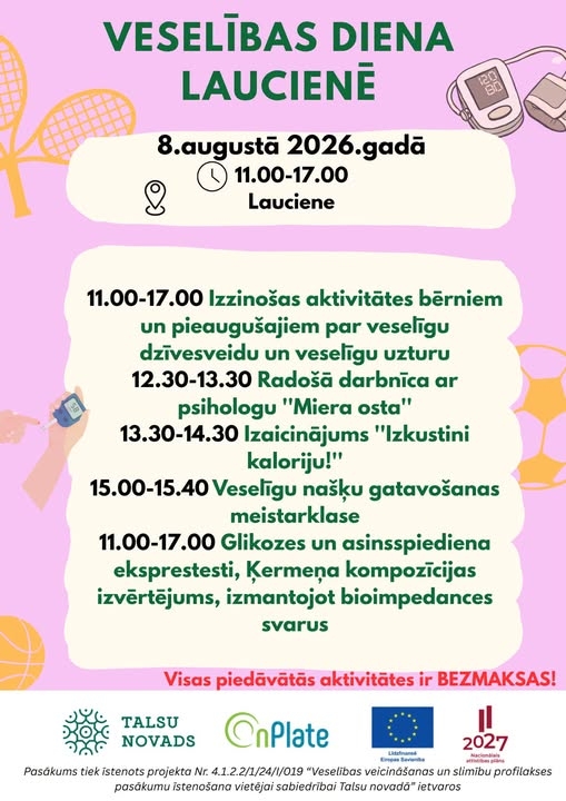 Veselības diena Laucienē
