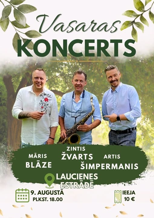 Vasaras koncerts Laucienes estrādē