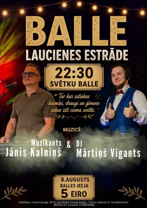 Balle Laucienes estrādē
