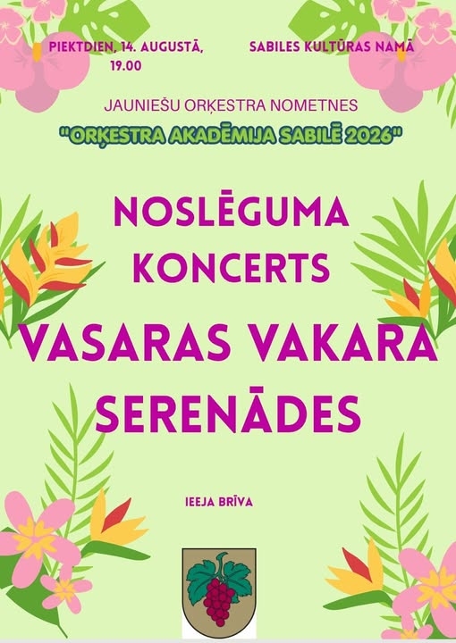  Ķekavas jauniešu simfoniskā orķestra koncerts "Vasaras vakara serenādes"