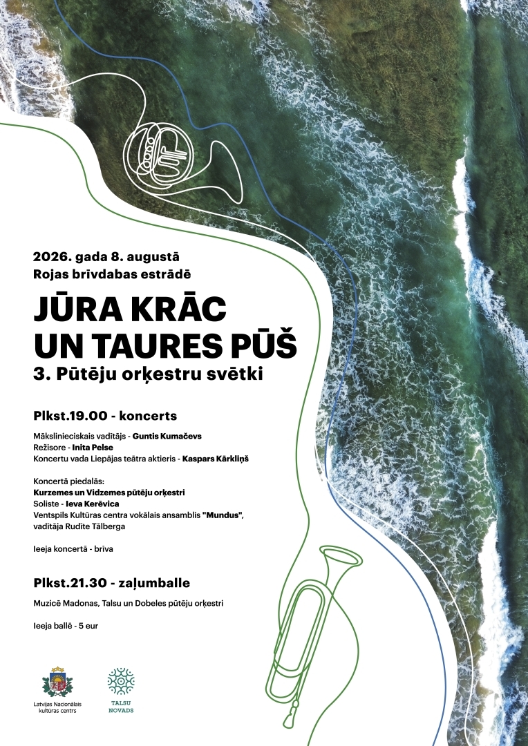 Pūtēju orķestra svētki „Jūra krāc un taures pūš”