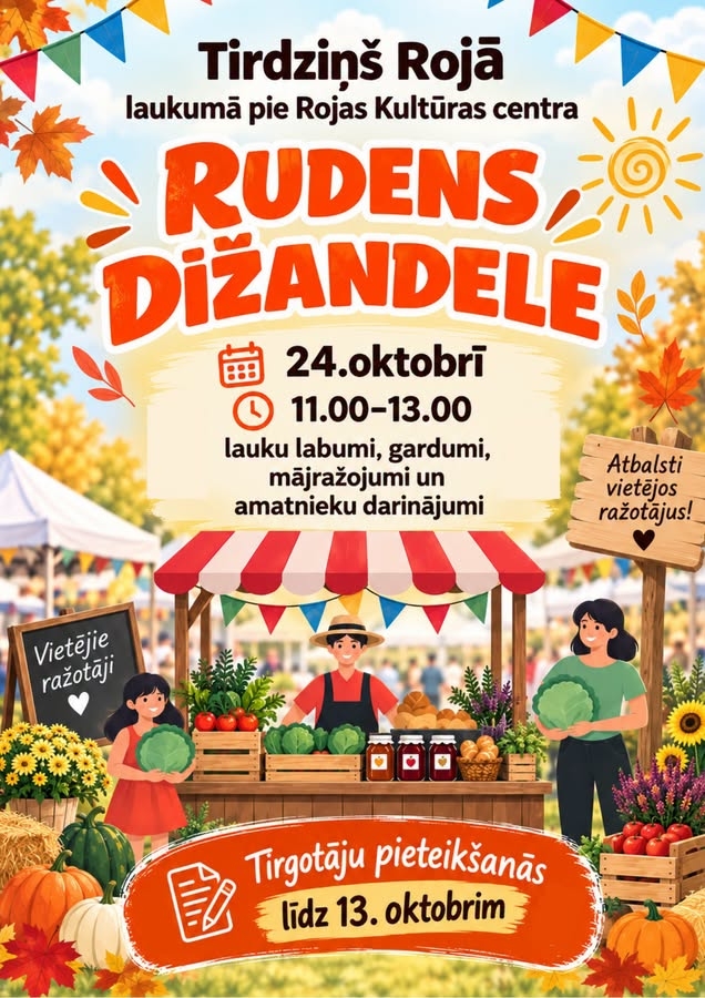 Tirdziņš Rojā ''Rudens Dižandele''