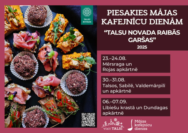 Mājas kafejnīcu dienas 2025