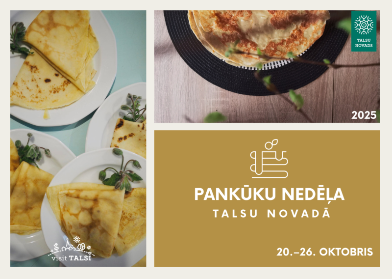 Piesaki dalību Pankūku nedēļai Talsu novadā! 