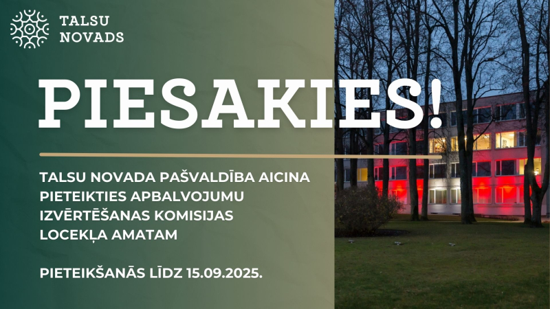 apbalvošanas komisija uzsaukums