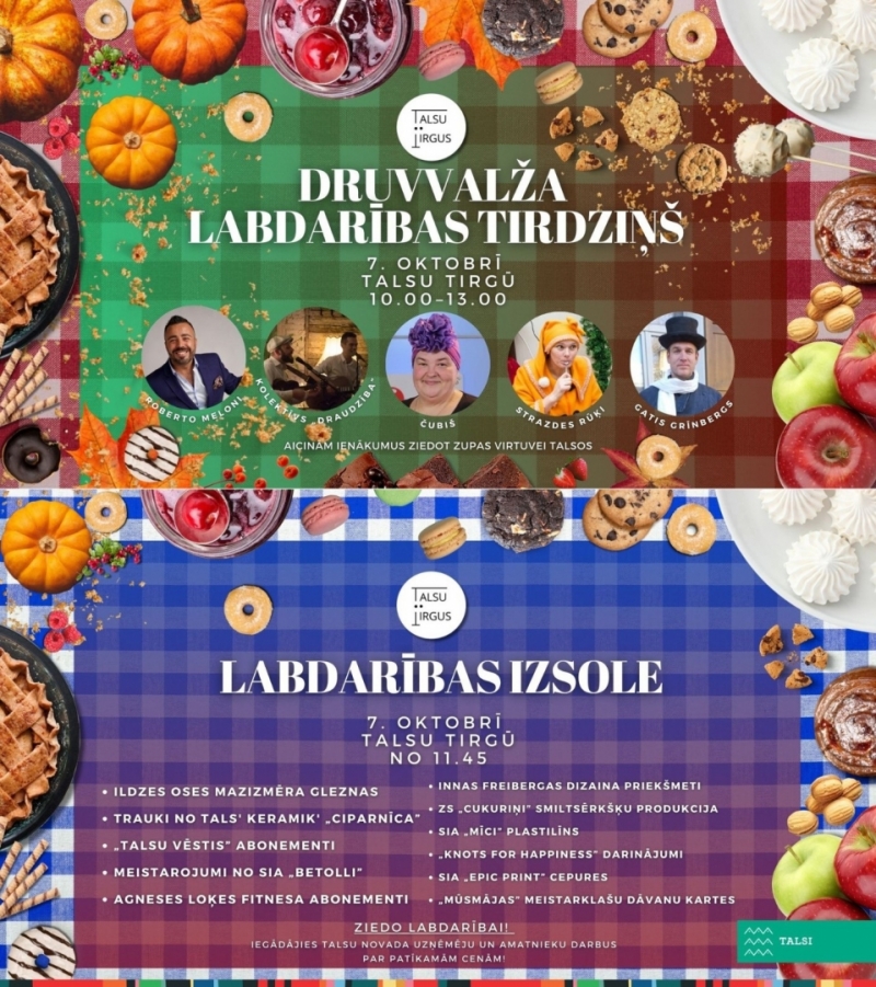 Druvvalža labdarības tirgus un izsole