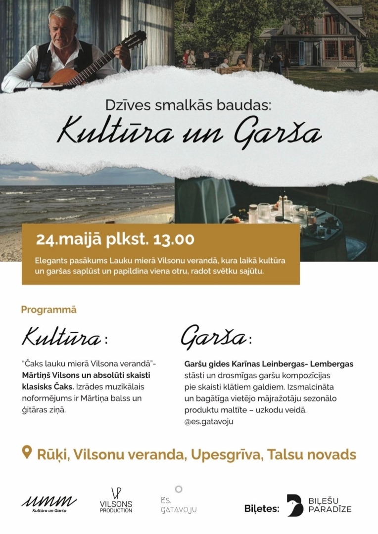 Dzīves smalkās baudas „Kultūra un garša”