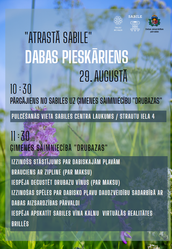 ''Atrastā Sabile'' Dabas pieskāriens