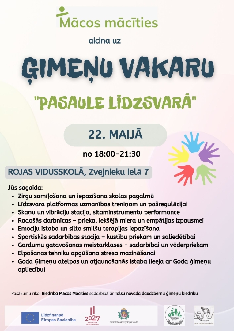 Ģimeņu vakarā „Pasaule līdzsvarā”