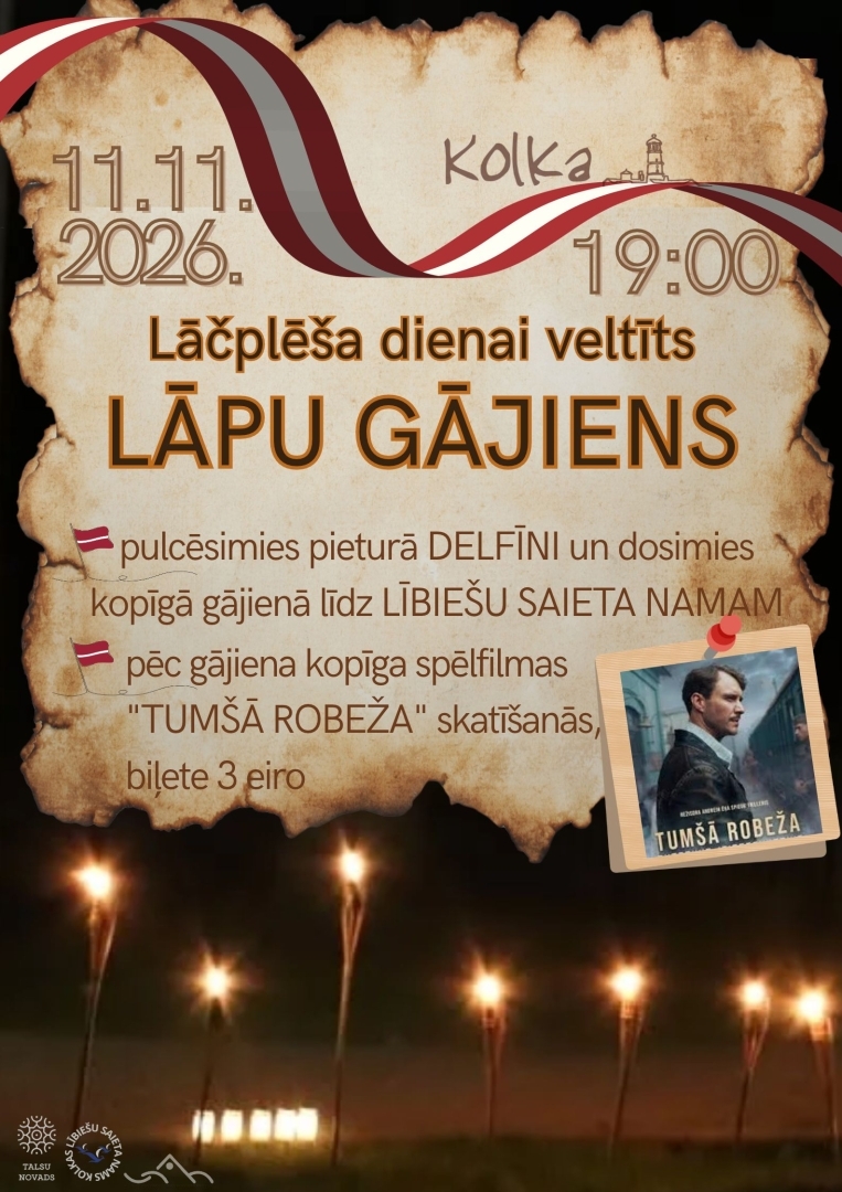 Lāčplēša dienai veltīts Lāpu gājiens