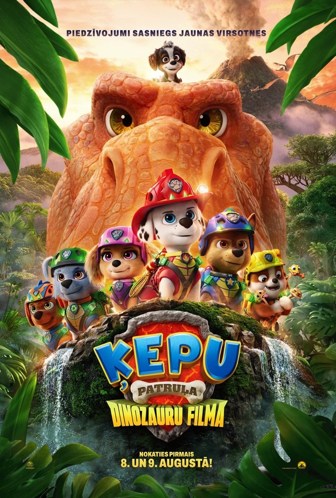 Kino seanss „Ķepu patruļa: Dinozauru filma” 