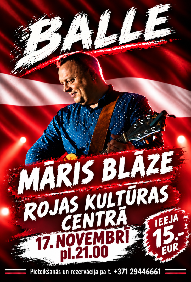 Balle ar Māri Blāzi Rojas kultūras centrā