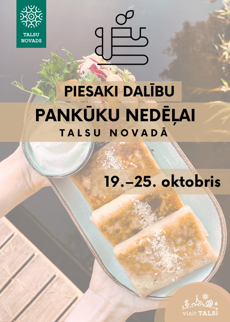 Piesaki dalību pankūku nedēļai Talsu novadā