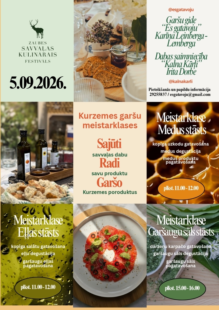 Kurzemes garšu meistarklases
