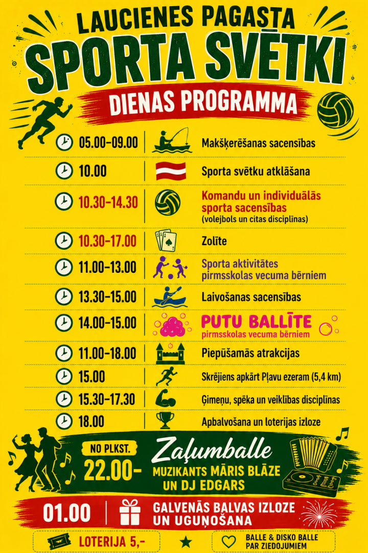 Laucienes pagasta sporta svētki
