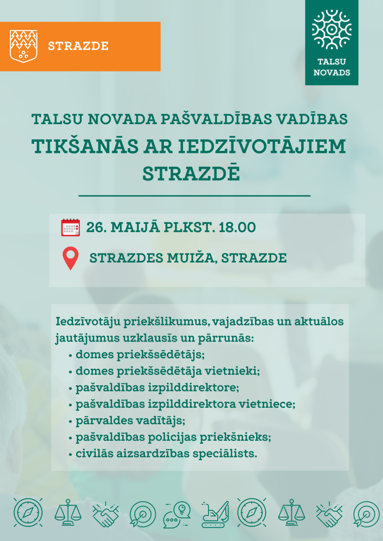 Tikšanās ar iedzīvotājiem Strazdē