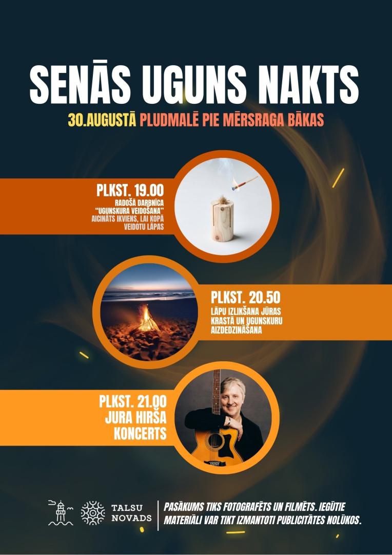 Senās uguns nakts – kultūras mantojuma zīme Baltijas jūras krastā