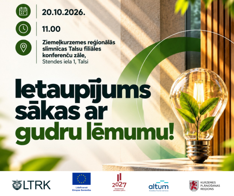 Uzņēmēju tikšanās “Ietaupījums sākas ar gudru lēmumu!”