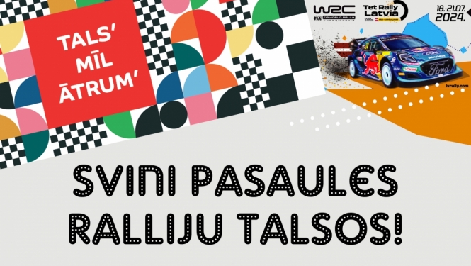 Svini pasaules ralliju Talsos