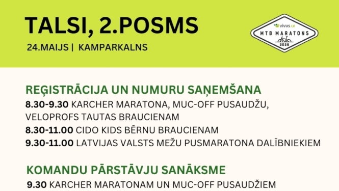 Vivus MTB maratons Kamparkalnā 2. posms