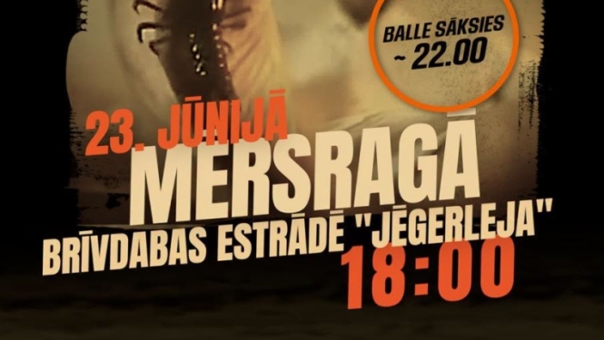 Koncertuzdevums, Mērsraga brīvdabas estrādē „Jēgerleja”