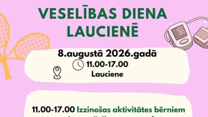 Veselības diena Laucienē