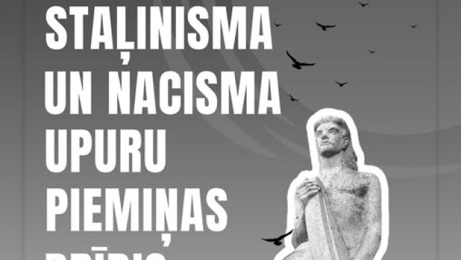 Staļinisma un nacisma upuru piemiņas brīdis Talsos