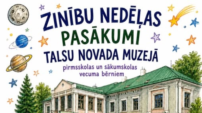 Zinību nedēļas pasākumi Talsu novada muzejā