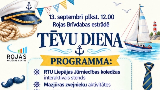 Rojas Brīvdabas estrādē Tēvu diena