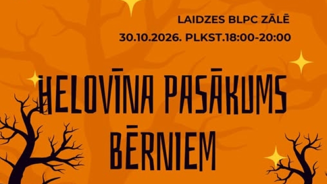 Helovīna pasākums bērniem 