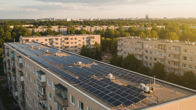 Drīzumā tiks apstiprināta jauna atbalsta programma videi draudzīgu enerģiju ražojošu tehnoloģiju iegādei, tostarp daudzīvokļu namu īpašniekiem