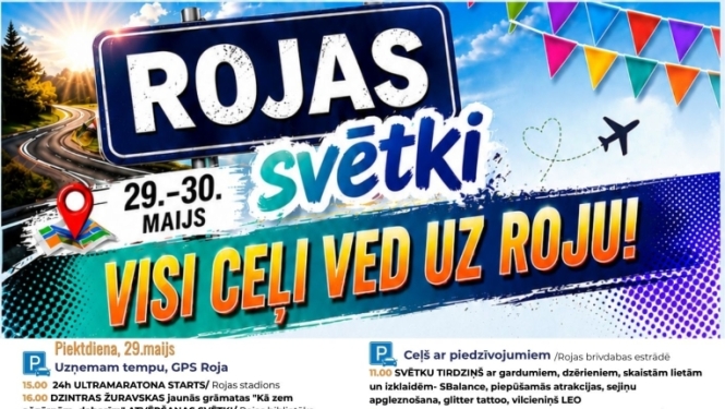 Rojas svētki „Visi ceļi ved uz Roju!”