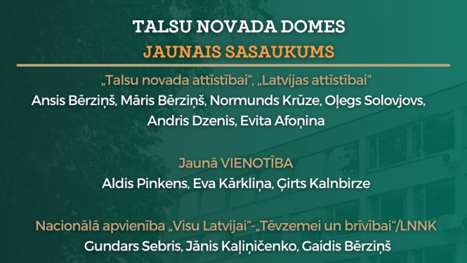 Domes jaunais sasaukums