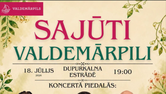 Sajūti Valdemārpili Dupurkalna estrādē zaļumballe un koncerts
