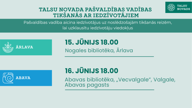 Tikšanās ar iedzīvotājiem