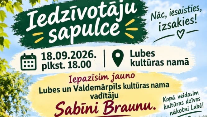 Iedzīvotāju sapulce Lubes kultūras namā