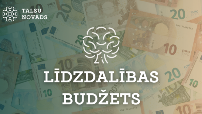 Līdzdalības budžeta semināra vizuālais materiāls