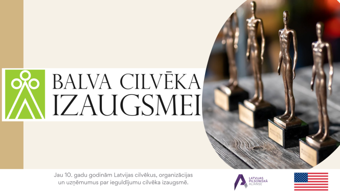Labo darbu darītājus aicina nominēt balvai „Cilvēka izaugsmei”