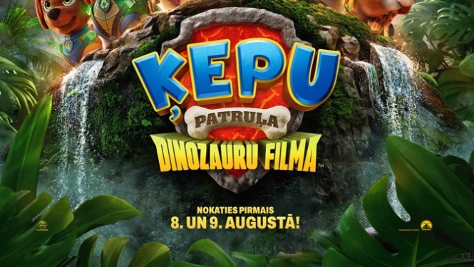 Kino seanss „Ķepu patruļa: Dinozauru filma” 