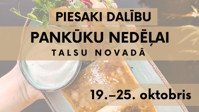 Piesaki dalību pankūku nedēļai Talsu novadā