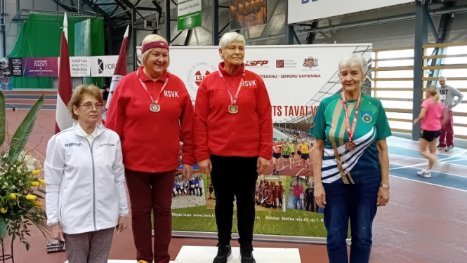 Sporta veterānu-senioru savienības sacensības vieglatlētikā telpās Kuldīgā