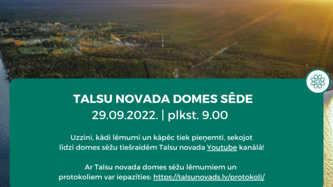 domes sēdes paziņojuma