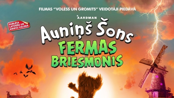Kino seanss „Auniņš Šons: Fermas briesmonis” 