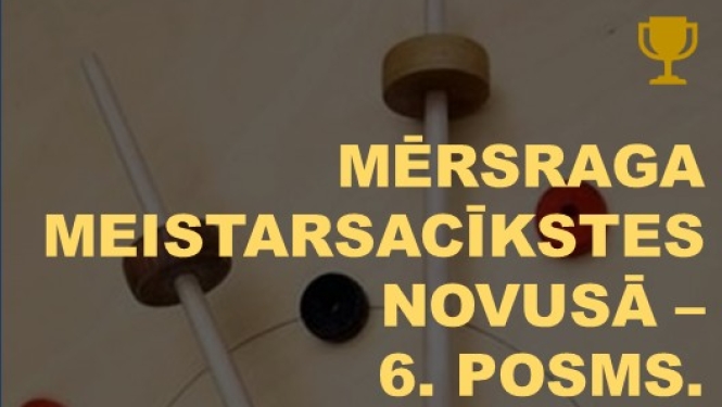 Mērsraga meistarsacīkstes novusā 6. posms
