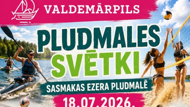 Valdemārpils pludmales svētki Sasmakas ezerā