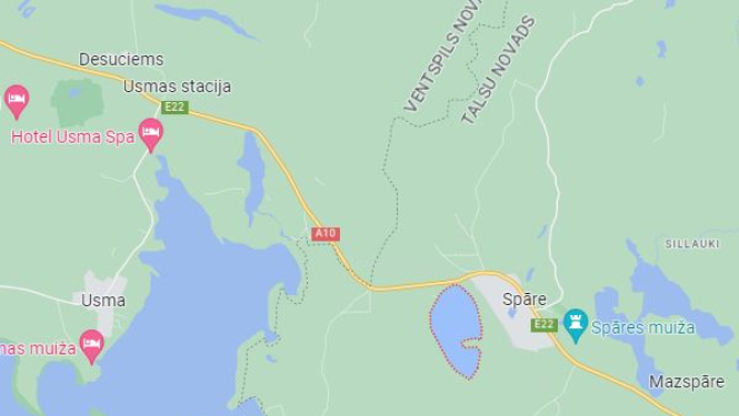 Usmas apkārtneskarte